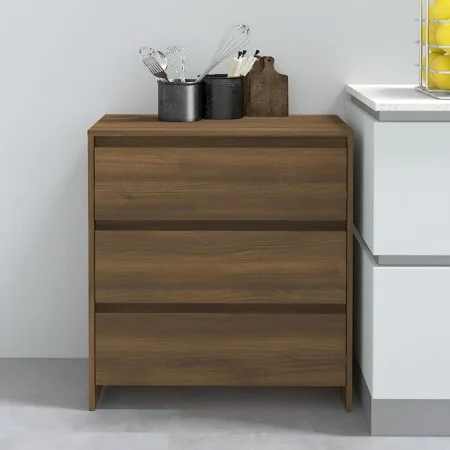 Sideboard aus braunem Eichensperrholz, 70 x 41 x 75 cm von vidaXL, Sideboards - Ref: Foro24-813007, Preis: 83,11 €, Rabatt: %