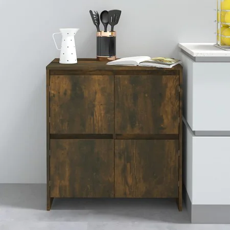 Sideboard aus geräuchertem Eichensperrholz, 70 x 41 x 75 cm von vidaXL, Sideboards - Ref: Foro24-813011, Preis: 69,41 €, Raba...