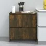 Aparador madera contrachapada color roble ahumado 70x41x75 cm de vidaXL, Aparadores - Ref: Foro24-813011, Precio: 69,41 €, De...