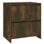 Aparador madera contrachapada color roble ahumado 70x41x75 cm de vidaXL, Aparadores - Ref: Foro24-813011, Precio: 69,41 €, De...