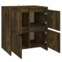 Aparador madera contrachapada color roble ahumado 70x41x75 cm de vidaXL, Aparadores - Ref: Foro24-813011, Precio: 69,41 €, De...