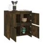 Aparador madera contrachapada color roble ahumado 70x41x75 cm de vidaXL, Aparadores - Ref: Foro24-813011, Precio: 69,41 €, De...