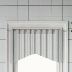 Curtain rails 2 pcs white and silver aluminum 90-130 cm by vidaXL, Rods for curtains and curtains - Ref: Foro24-154612, Price...