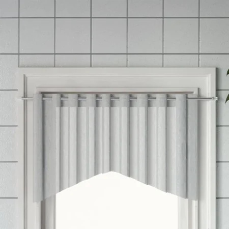 Curtain rails 2 pcs white and silver aluminum 90-130 cm by vidaXL, Rods for curtains and curtains - Ref: Foro24-154612, Price...