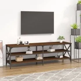 TV-Schrank aus braunem Eichensperrholz, 160 x 40 x 50 cm von vidaXL, TV-Möbel - Ref: Foro24-826733, Preis: 79,62 €, Rabatt: %