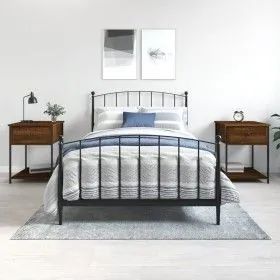 Nightstands 2 pcs oak brown engineered wood 44x45x58 cm by vidaXL, Nightstands - Ref: Foro24-825852, Price: 73,52 €, Discount: %