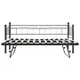 Bettrahmen aus schwarzem Stahl 180x200/90x200 cm von vidaXL, Betten und Lattenroste - Ref: Foro24-285307, Preis: 206,91 €, Ra...