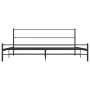 Black metal bed frame 180x200 cm by vidaXL, Beds and slatted bases - Ref: Foro24-284688, Price: 116,33 €, Discount: %