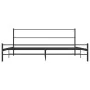Estructura de cama de metal negro 180x200 cm de vidaXL, Camas y somieres - Ref: Foro24-284688, Precio: 114,25 €, Descuento: %
