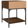 Bedside tables 2 units engineered wood brown oak 40x41x50 cm by vidaXL, Nightstands - Ref: Foro24-825882, Price: 54,46 €, Dis...