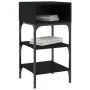 Nightstands 2 pcs engineered wood black 35x34.5x70 cm by vidaXL, Nightstands - Ref: Foro24-825884, Price: 61,60 €, Discount: %