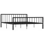 Schwarzer Metallbettrahmen 180x200 cm von vidaXL, Betten und Lattenroste - Ref: Foro24-284573, Preis: 129,34 €, Rabatt: %