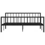 Schwarzer Metallbettrahmen 180x200 cm von vidaXL, Betten und Lattenroste - Ref: Foro24-284573, Preis: 129,34 €, Rabatt: %