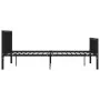 Schwarzer Metallbettrahmen 180x200 cm von vidaXL, Betten und Lattenroste - Ref: Foro24-284573, Preis: 129,34 €, Rabatt: %
