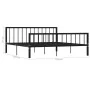 Schwarzer Metallbettrahmen 180x200 cm von vidaXL, Betten und Lattenroste - Ref: Foro24-284573, Preis: 129,34 €, Rabatt: %
