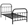 Schwarzer Metallbettrahmen 100x200 cm von vidaXL, Betten und Lattenroste - Ref: Foro24-284499, Preis: 145,19 €, Rabatt: %