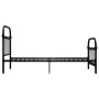 Schwarzer Metallbettrahmen 100x200 cm von vidaXL, Betten und Lattenroste - Ref: Foro24-284499, Preis: 145,19 €, Rabatt: %