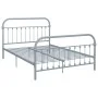 Estructura de cama de metal gris 160x200 cm de vidaXL, Camas y somieres - Ref: Foro24-284508, Precio: 108,68 €, Descuento: %