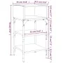 Nightstands 2 pcs Sonoma gray engineered wood 35x34.5x70 cm by vidaXL, Nightstands - Ref: Foro24-825890, Price: 61,60 €, Disc...