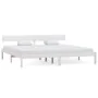Estructura de cama madera maciza blanco Super King 180x200 cm de vidaXL, Camas y somieres - Ref: Foro24-810163, Precio: 111,7...