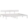 Estructura de cama madera maciza blanco Super King 180x200 cm de vidaXL, Camas y somieres - Ref: Foro24-810163, Precio: 111,7...