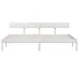 Estructura de cama madera maciza blanco Super King 180x200 cm de vidaXL, Camas y somieres - Ref: Foro24-810163, Precio: 111,7...