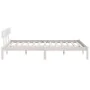 Estructura de cama madera maciza blanco Super King 180x200 cm de vidaXL, Camas y somieres - Ref: Foro24-810163, Precio: 111,7...