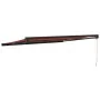 Toldo retráctil aluminio y tela naranja y marrón 4x3 m de vidaXL, Toldos - Ref: Foro24-3154568, Precio: 456,81 €, Descuento: %