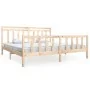 Solid wood bed frame 200x200 cm by vidaXL, Beds and slatted bases - Ref: Foro24-3100978, Price: 138,69 €, Discount: %