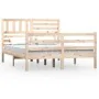 Solid wood bed frame 120x200 cm by vidaXL, Beds and slatted bases - Ref: Foro24-3101083, Price: 125,26 €, Discount: %