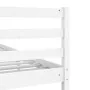 Weißer Massivholzbettrahmen 120x200 cm von vidaXL, Betten und Lattenroste - Ref: Foro24-3101084, Preis: 142,53 €, Rabatt: %