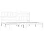 White solid wood bed frame 180x200 cm by vidaXL, Beds and slatted bases - Ref: Foro24-3101039, Price: 161,00 €, Discount: %