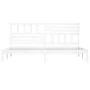 White solid wood bed frame 180x200 cm by vidaXL, Beds and slatted bases - Ref: Foro24-3101039, Price: 161,00 €, Discount: %