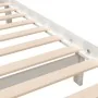 White solid wood bed frame 140x190 cm by vidaXL, Beds and slatted bases - Ref: Foro24-3101134, Price: 153,90 €, Discount: %