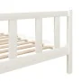White solid wood bed frame 140x190 cm by vidaXL, Beds and slatted bases - Ref: Foro24-3101134, Price: 153,90 €, Discount: %