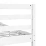Estructura de cama de madera maciza blanca 140x200 cm de vidaXL, Camas y somieres - Ref: Foro24-3101089, Precio: 150,38 €, De...