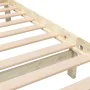 Solid wood bed frame 120x200 cm by vidaXL, Beds and slatted bases - Ref: Foro24-3101148, Price: 128,76 €, Discount: %