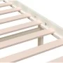 White solid wood bed frame 140x200 cm by vidaXL, Beds and slatted bases - Ref: Foro24-3101154, Price: 150,44 €, Discount: %