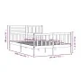 White solid wood bed frame 140x200 cm by vidaXL, Beds and slatted bases - Ref: Foro24-3101154, Price: 150,44 €, Discount: %