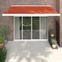 Retractable aluminum awning and orange and brown fabric 3x2.5 m by vidaXL, Awnings - Ref: Foro24-3154541, Price: 428,68 €, Di...