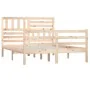 Estructura de cama madera maciza 140x200 cm de vidaXL, Camas y somieres - Ref: Foro24-3101088, Precio: 134,14 €, Descuento: %