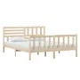 Solid wood bed frame 160x200 cm by vidaXL, Beds and slatted bases - Ref: Foro24-3101163, Price: 144,52 €, Discount: %