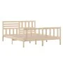 Solid wood bed frame 160x200 cm by vidaXL, Beds and slatted bases - Ref: Foro24-3101163, Price: 144,52 €, Discount: %