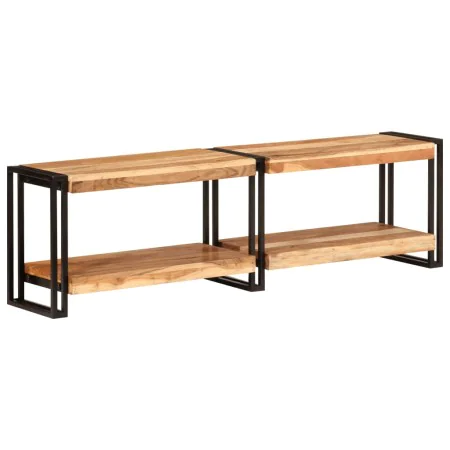 Solid acacia wood TV cabinet 140x30x40 cm by vidaXL, TV Furniture - Ref: Foro24-356172, Price: 106,12 €, Discount: %