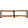 Solid acacia wood TV cabinet 140x30x40 cm by vidaXL, TV Furniture - Ref: Foro24-356172, Price: 106,12 €, Discount: %