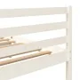 White solid wood bed frame Supe King 180x200 cm by vidaXL, Beds and slatted bases - Ref: Foro24-3101299, Price: 162,48 €, Dis...