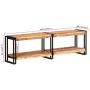 Solid acacia wood TV cabinet 140x30x40 cm by vidaXL, TV Furniture - Ref: Foro24-356172, Price: 106,12 €, Discount: %