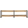 Solid mango wood TV stand 160x30x40 cm by vidaXL, TV Furniture - Ref: Foro24-356174, Price: 135,23 €, Discount: %