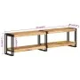 Solid mango wood TV stand 160x30x40 cm by vidaXL, TV Furniture - Ref: Foro24-356174, Price: 135,23 €, Discount: %