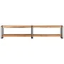 Mueble de TV madera maciza de acacia 200x30x40 cm de vidaXL, Muebles TV - Ref: Foro24-356181, Precio: 161,63 €, Descuento: %